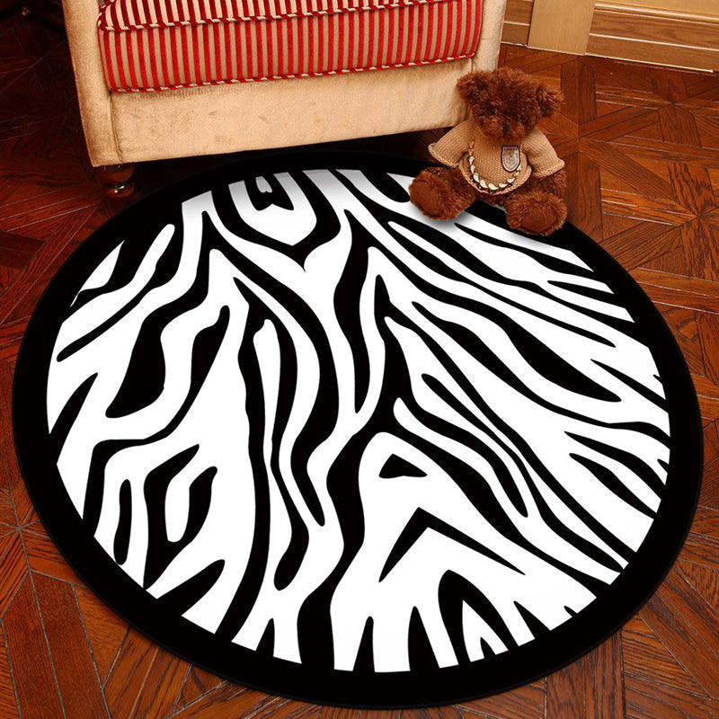 BowLift | Novelty Geometry Animal Patterned Rug Multi-Colored Synthetics Rug Machine Washable Non-Slip Backing Stain Resistant Carpet for Room