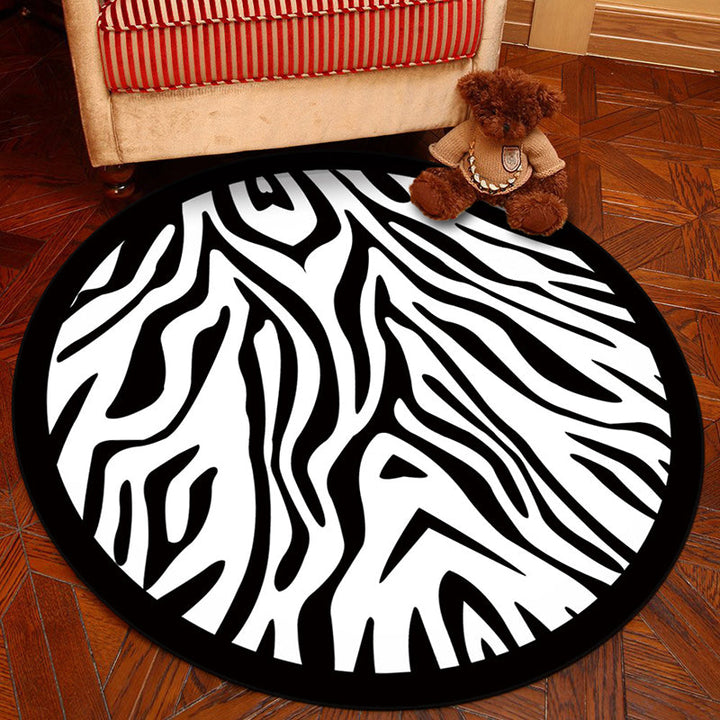 BowLift | Novelty Geometry Animal Patterned Rug Multi-Colored Synthetics Rug Machine Washable Non-Slip Backing Stain Resistant Carpet for Room