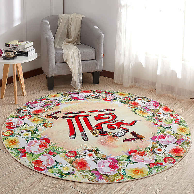 BowLift | Creative Boys Bedroom Rug Multi Colors Optical Illusion Rug Polypropylene Non-slip Pet-friendly Washable Rug