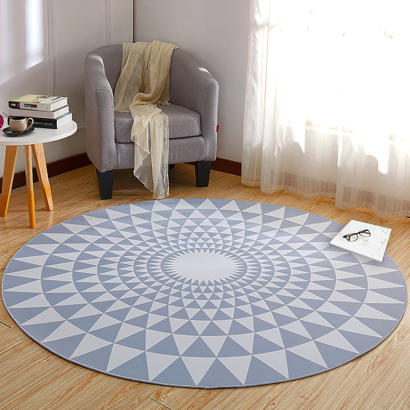 BowLift | Creative Boys Bedroom Rug Multi Colors Optical Illusion Rug Polypropylene Non-slip Pet-friendly Washable Rug