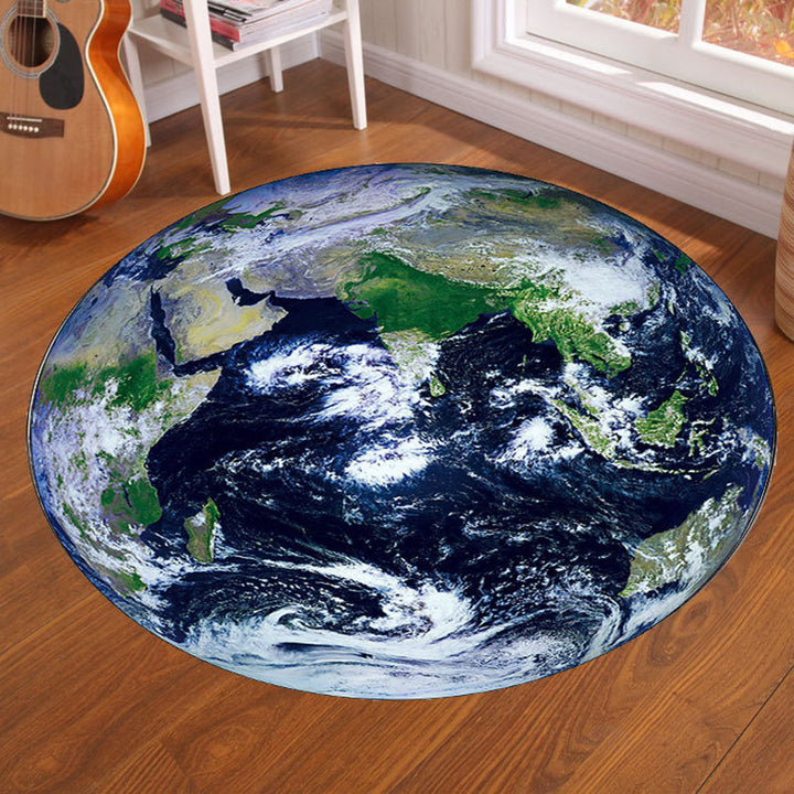 BowLift | Multicolor Visual Deception Area Rug Polyester Novelty Carpet Washable Non-Slip Pet Friendly Carpet for Boys Room