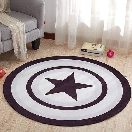 BowLift | Cool Multi-Colored Novelty Rug Synthetic 3D Illusion Rug Machine Washable Non-Slip Pet-Friendly Rug for the Living Room