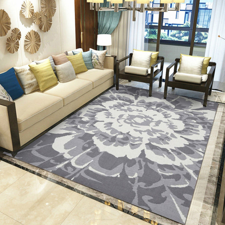 Beautiful Multicolored Modern Carpet Polyester Flower Bloom Carpet Pet Friendly Non-Slip Stain Resistant Carpet for Home | Bowlift