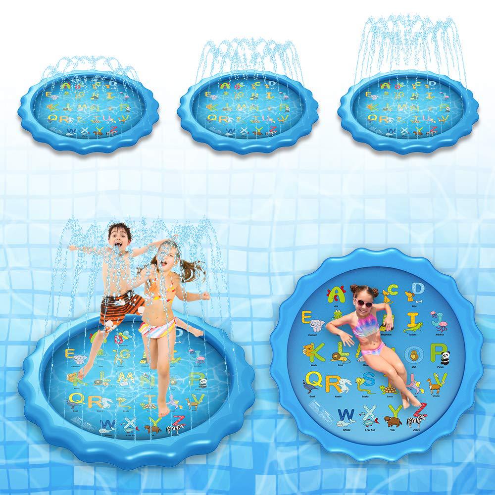 Children inflatable wading pool with maritime motifs Bowlift