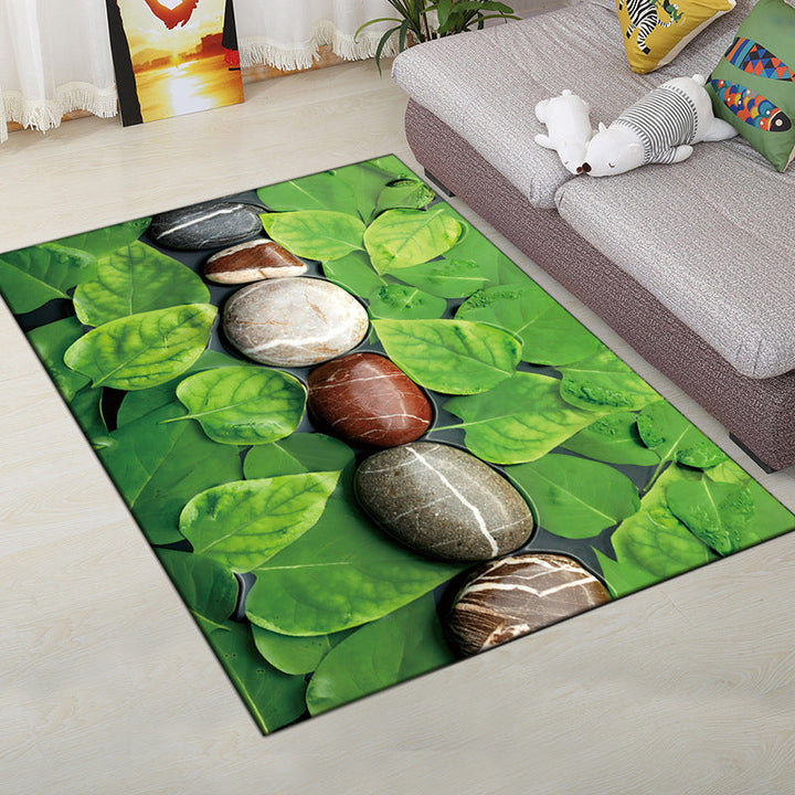 BowLift | Multi-Color Modern Rug Polyester Digital Graphic Living Room Rug Non-Slip Back Pet-Friendly Washable Rug for Guest Room