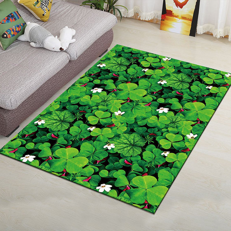 BowLift | Multi-Color Modern Rug Polyester Digital Graphic Living Room Rug Non-Slip Back Pet-Friendly Washable Rug for Guest Room
