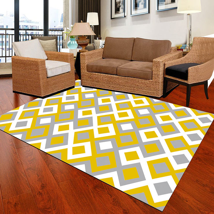 BowLift | Black and White Novelty Rug Polypropylene Optical Illusions Geometric Carpet Stain Resistant Pet Friendly Non Slip Rug for Home