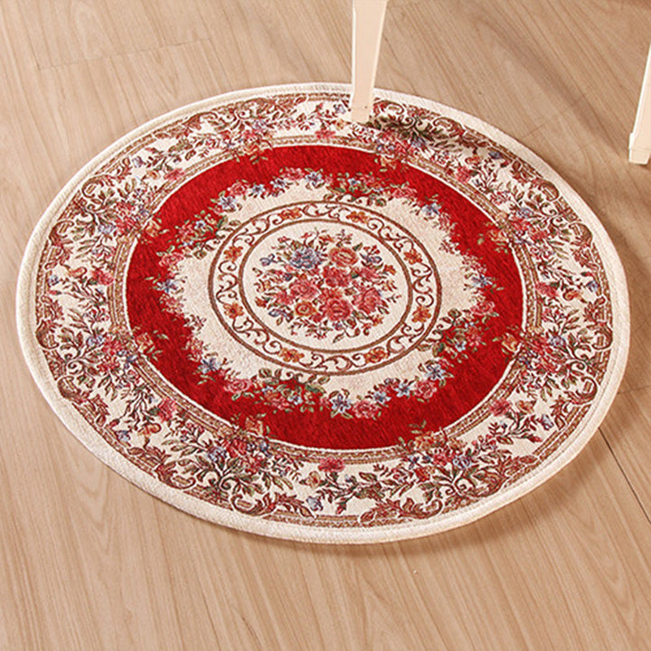 BowLift | Nostalgia Multicolored Peony Rug Polypropylene Antique Rug Pet Friendly Non-Slip Back Stain Resistant Rug for Large Rooms