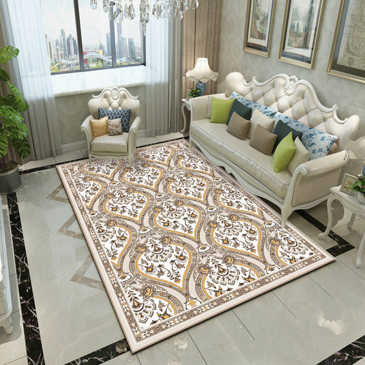 BowLift | Splendor Traditional Carpet Multicolor Floral Carpet Non-slip Washable Stain Resistant Carpet for Living Room
