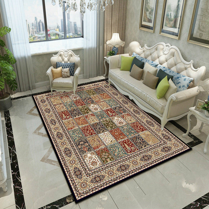 BowLift | Splendor Traditional Carpet Multicolor Floral Carpet Non-slip Washable Stain Resistant Carpet for Living Room