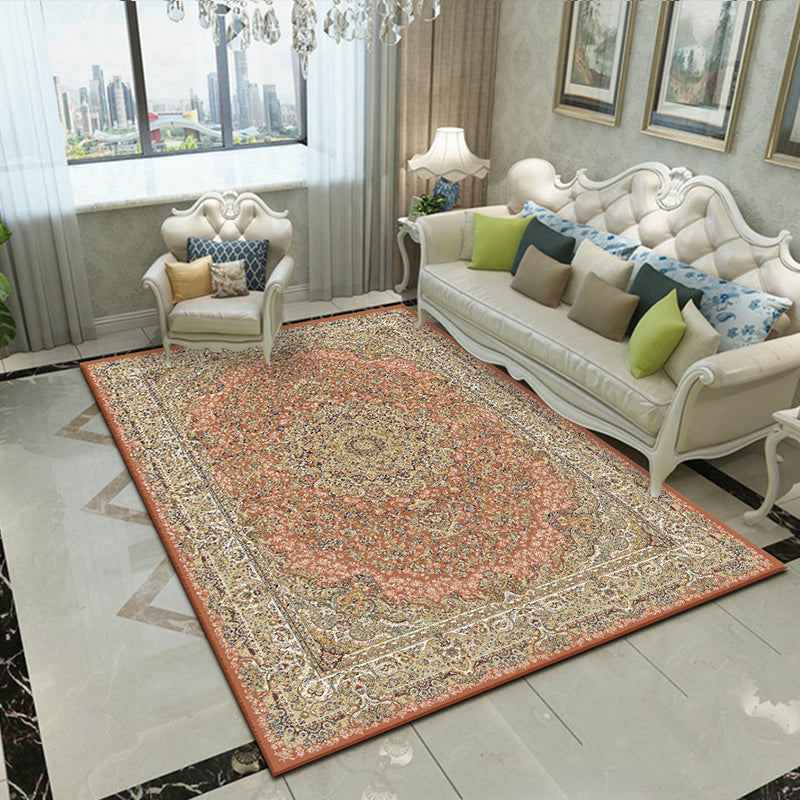 BowLift | Splendor Traditional Carpet Multicolor Floral Carpet Non-slip Washable Stain Resistant Carpet for Living Room