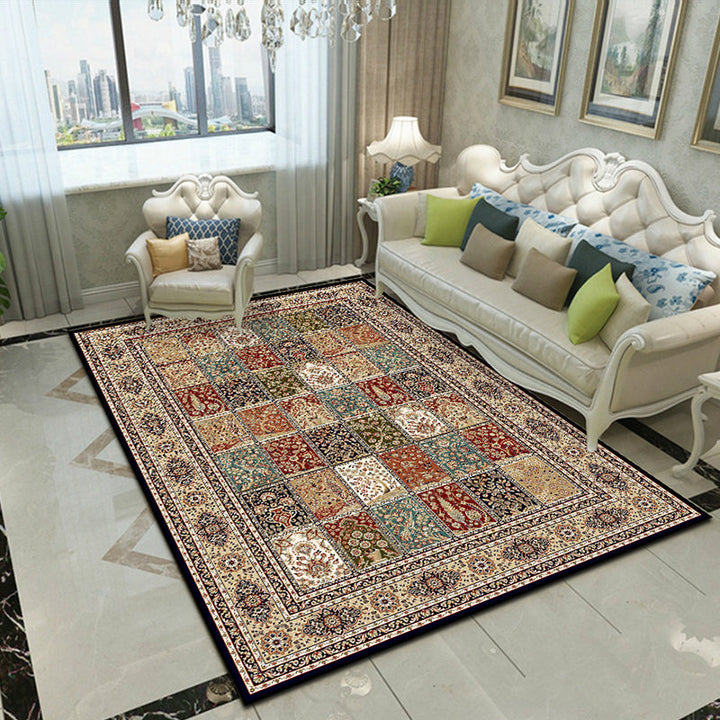 BowLift | Splendor Traditional Carpet Multicolor Floral Carpet Non-slip Washable Stain Resistant Carpet for Living Room