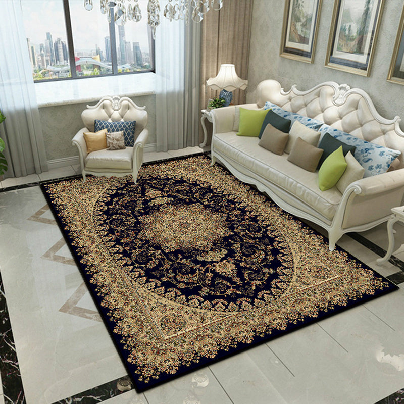 BowLift | Splendor Traditional Carpet Multicolor Floral Carpet Non-slip Washable Stain Resistant Carpet for Living Room
