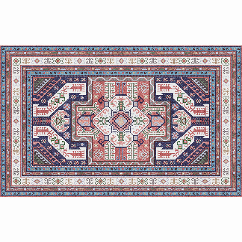 BowLift | Moroccan living room carpet More colors Printed carpet Cotton Non-slip Machine washable Pet-friendly carpet