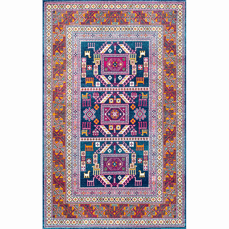 BowLift | Moroccan living room carpet More colors Printed carpet Cotton Non-slip Machine washable Pet-friendly carpet