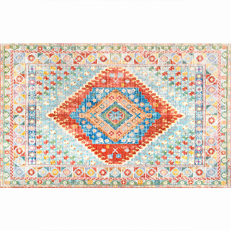 BowLift | Moroccan living room carpet More colors Printed carpet Cotton Non-slip Machine washable Pet-friendly carpet