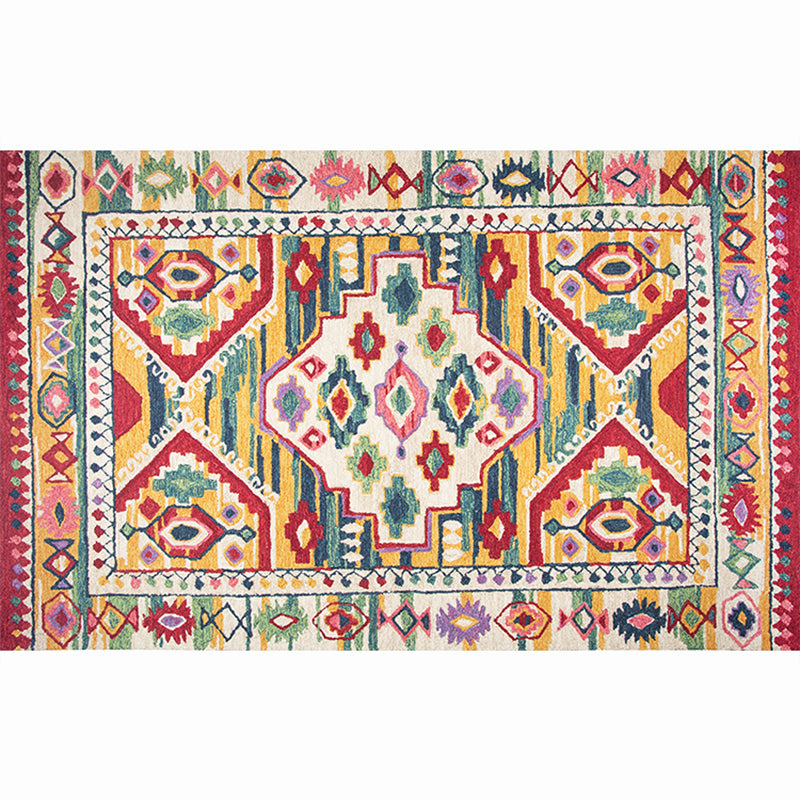 BowLift | Moroccan living room carpet More colors Printed carpet Cotton Non-slip Machine washable Pet-friendly carpet