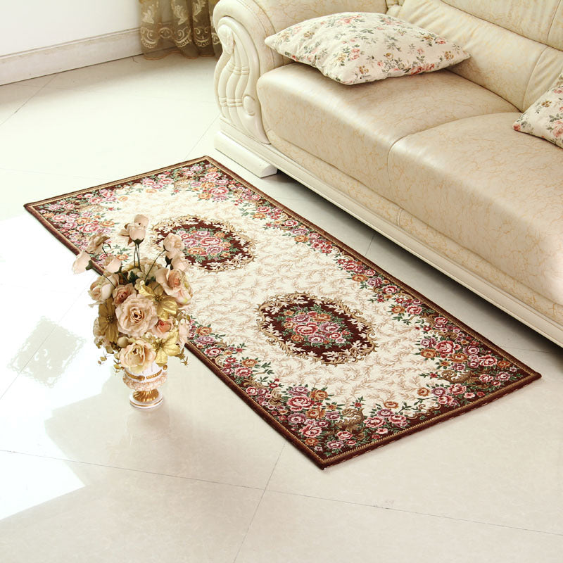 BowLift | Empire Peony Rug Multicolor Traditional Rug Synthetic Pet-Friendly Non-Slip Stain-Resistant Runner Rug for Home