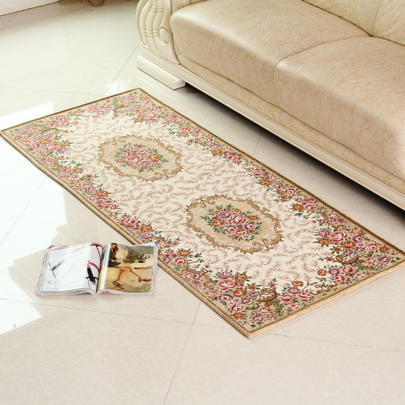 BowLift | Empire Peony Rug Multicolor Traditional Rug Synthetic Pet-Friendly Non-Slip Stain-Resistant Runner Rug for Home