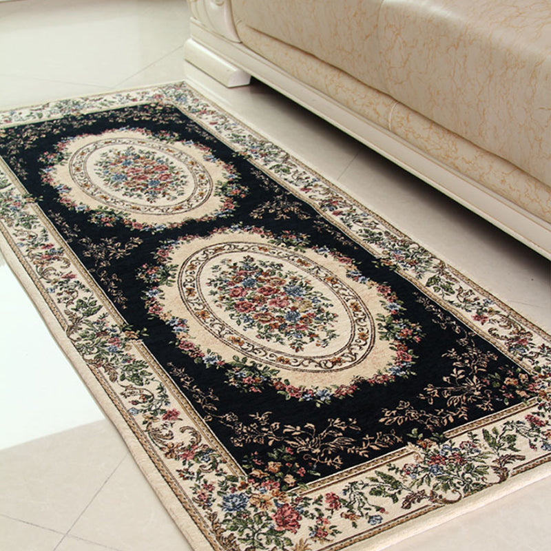 BowLift | Empire Peony Rug Multicolor Traditional Rug Synthetic Pet-Friendly Non-Slip Stain-Resistant Runner Rug for Home