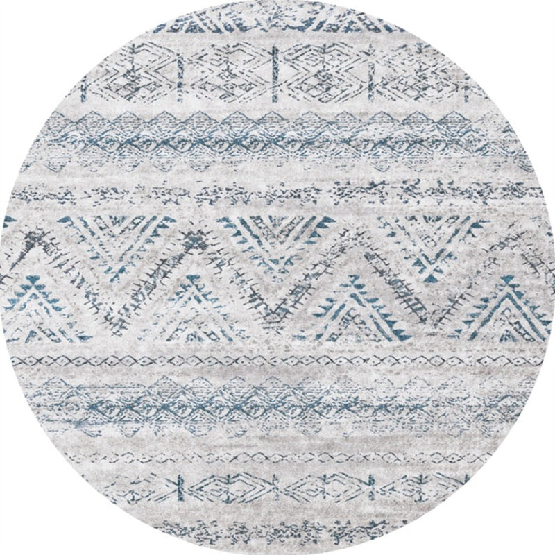 Moroccan abstract indoor carpet multicolored synthetic carpet non-slip backing stain-resistant pet-friendly carpet for the living room | Bowlift