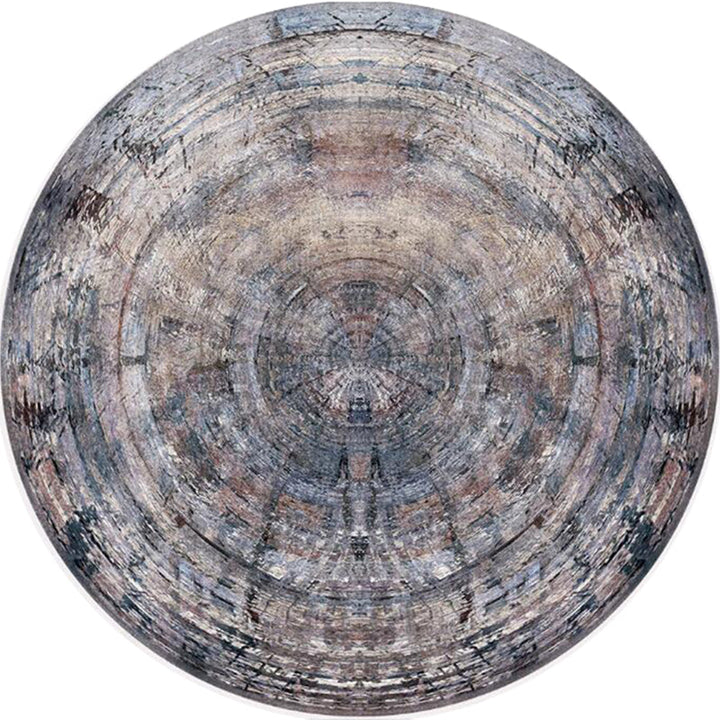 Moroccan Door Mat Multicolored Mandala Rug Polypropylene Non-Slip Stain-Resistant Machine Washable Rug | Bowlift