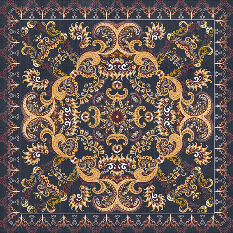 Shabby Chic Floral Area Rug Multicolored Persian Rug Polypropylene Nonslip Coating Washable Pet-Friendly Rug for the Hallway | Bowlift