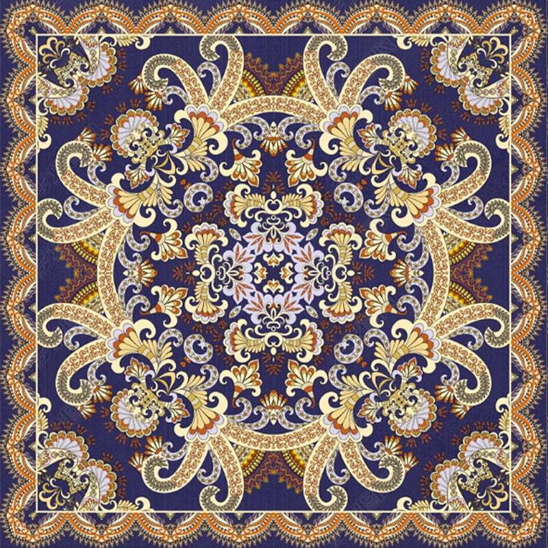 Shabby Chic Floral Area Rug Multicolored Persian Rug Polypropylene Nonslip Coating Washable Pet-Friendly Rug for the Hallway | Bowlift