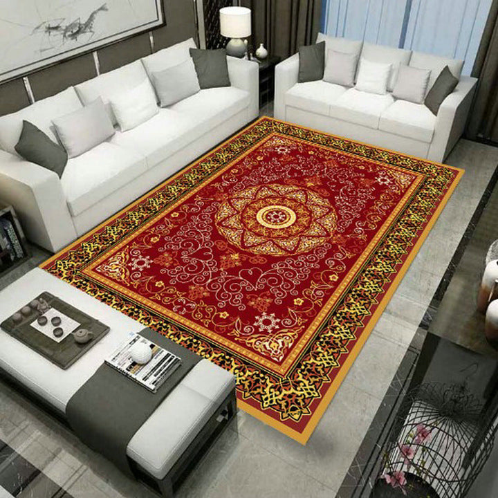 Large Persian Carpet Multicolor Jacquard Printed Carpet Washable Non-Slip Underlay Pet Friendly Carpet for the Living Room | Bowlift