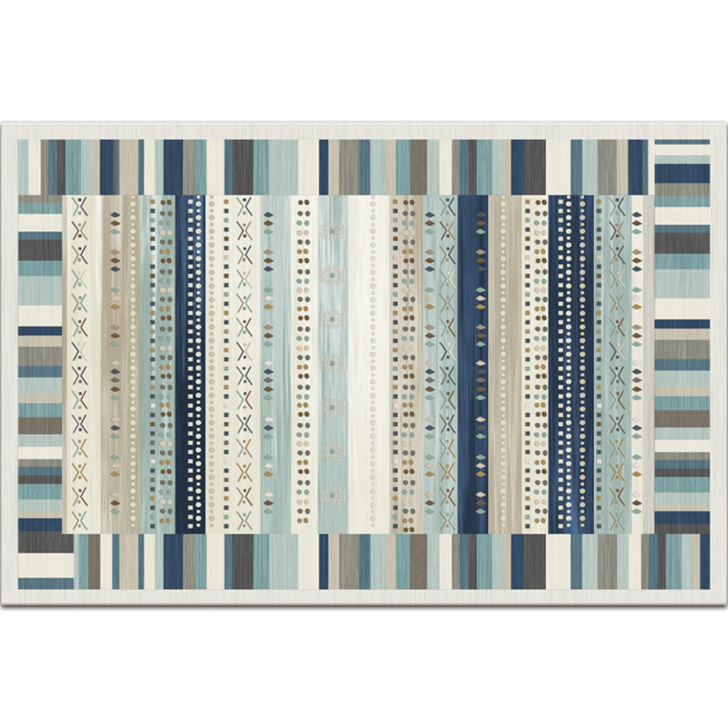 BowLift | Beautiful Moroccan Rug Multicolored symmetrical printed carpet non-slip machine washable pet-friendly rug for the room