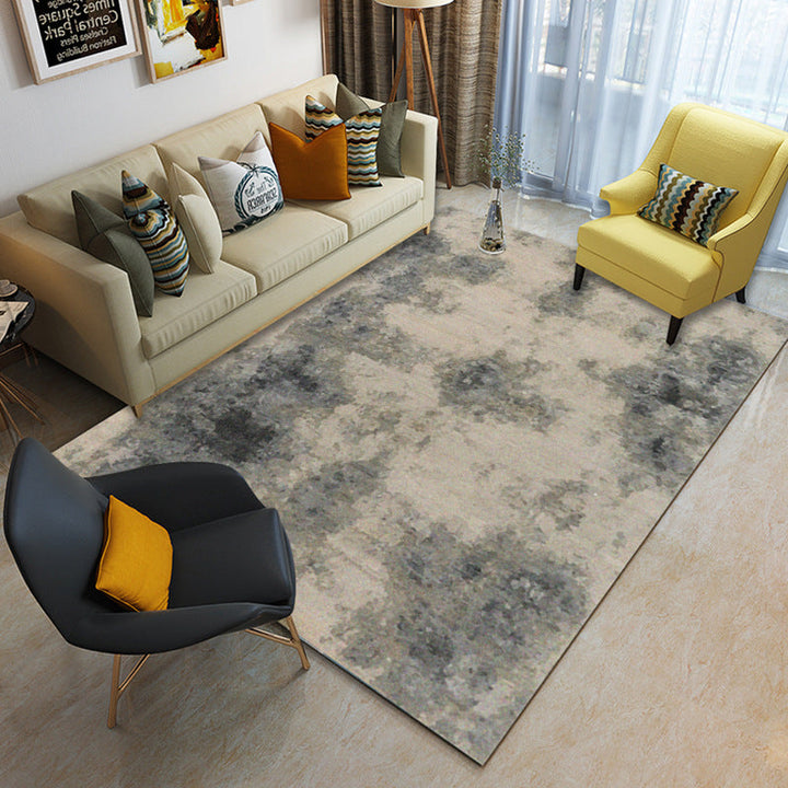 Multicolor geometric rug synthetic contemporary area rug pet-friendly non-slip back washable rug for the living room | Bowlift