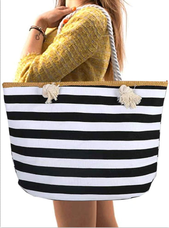 Casual Stripe Bag Bowlift