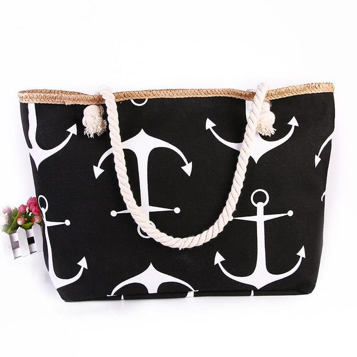 Beach bag with maritime anchor design Bowlift