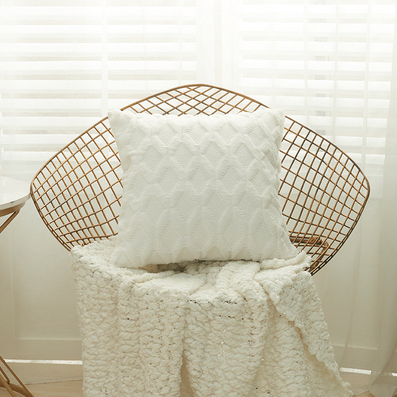 Textured Knit Cushion
