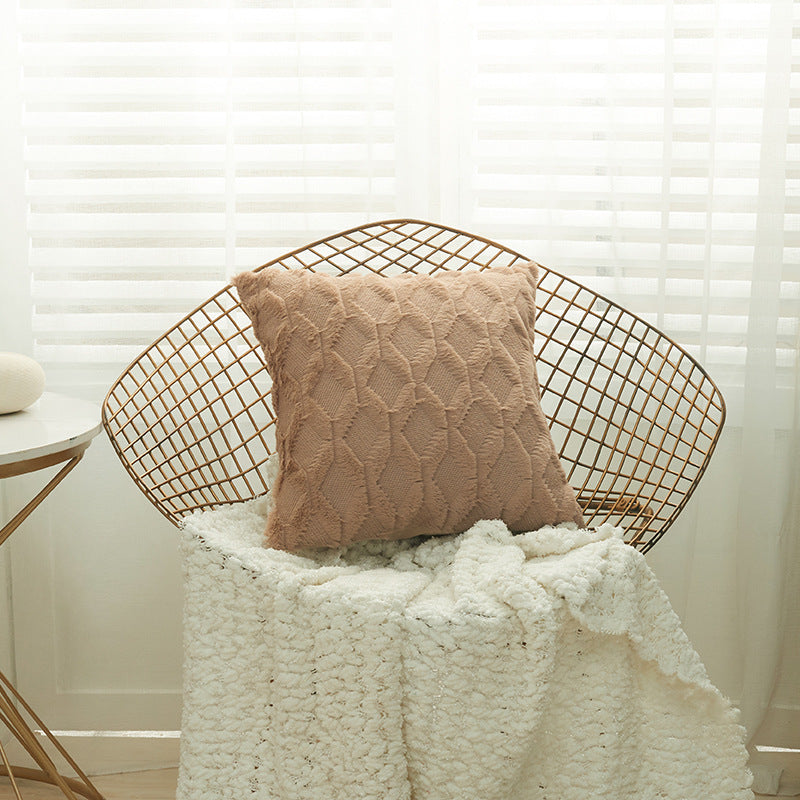 Textured Knit Cushion