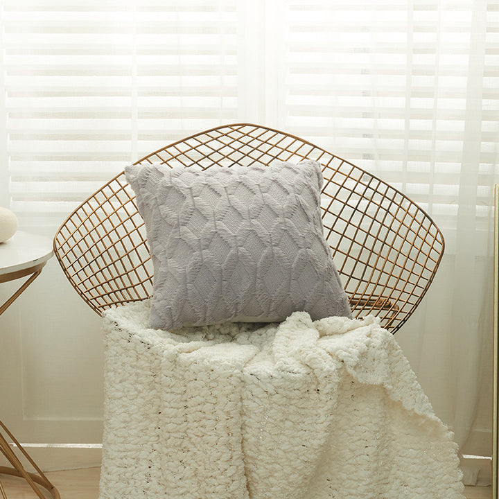 Textured Knit Cushion