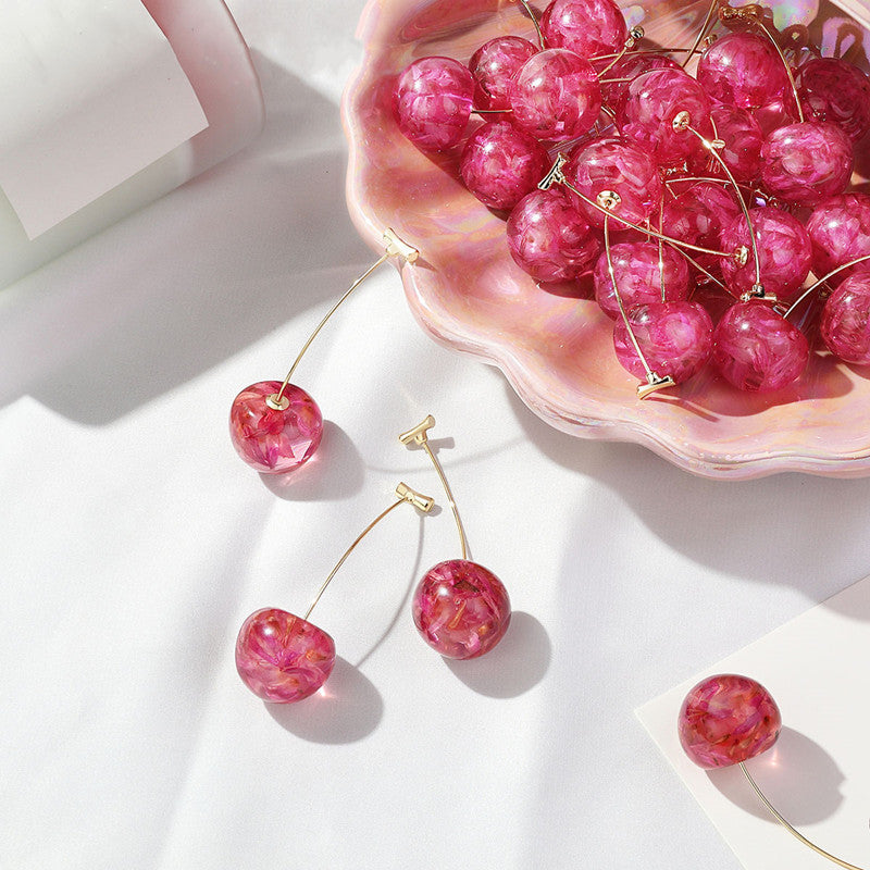 Artistic Fruit-Inspired Drop Earrings Bowlift