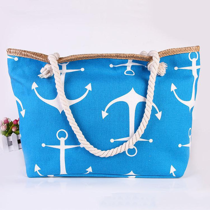 Beach bag with maritime anchor design Bowlift