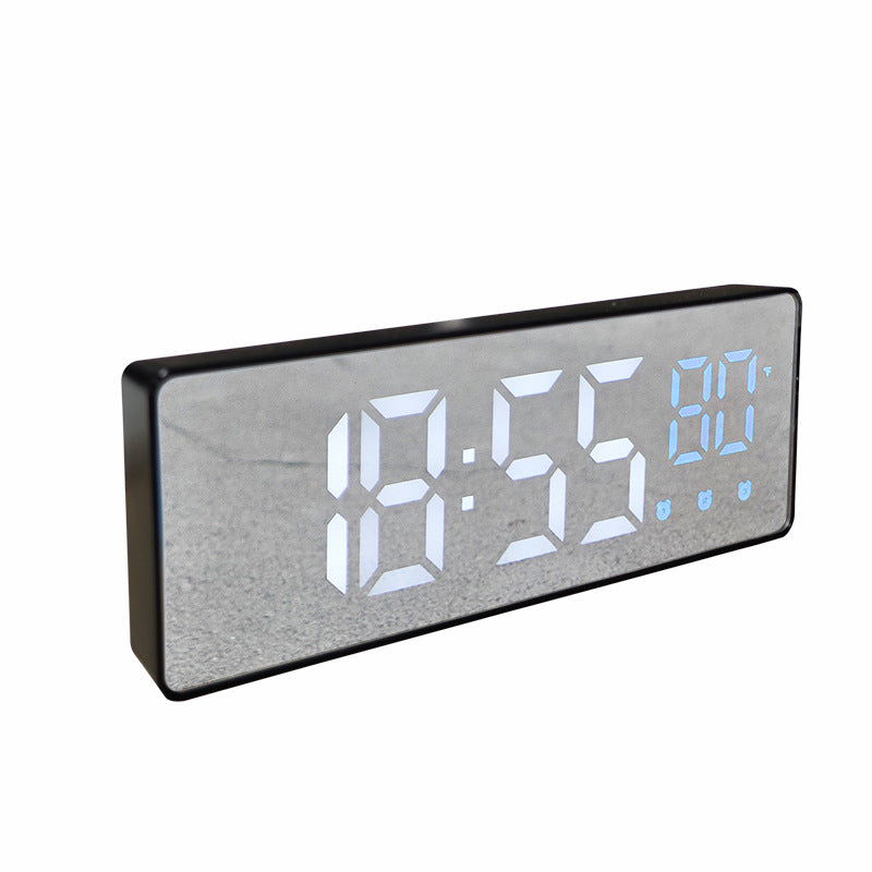 digital alarm clock with mirror Bowlift