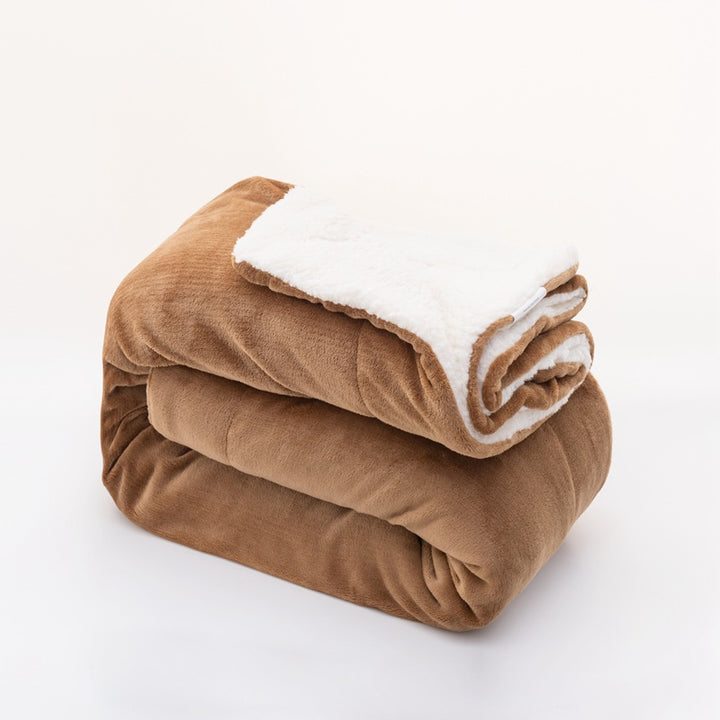 Ladies cozy reversible blanket with high-quality microfiber fabric Bowlift