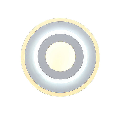 BowLift | Minimalist Acrylic Round/Square Wall Lamp Cozy Energy-Saving LED White Wall Lamp, Warm/White Light