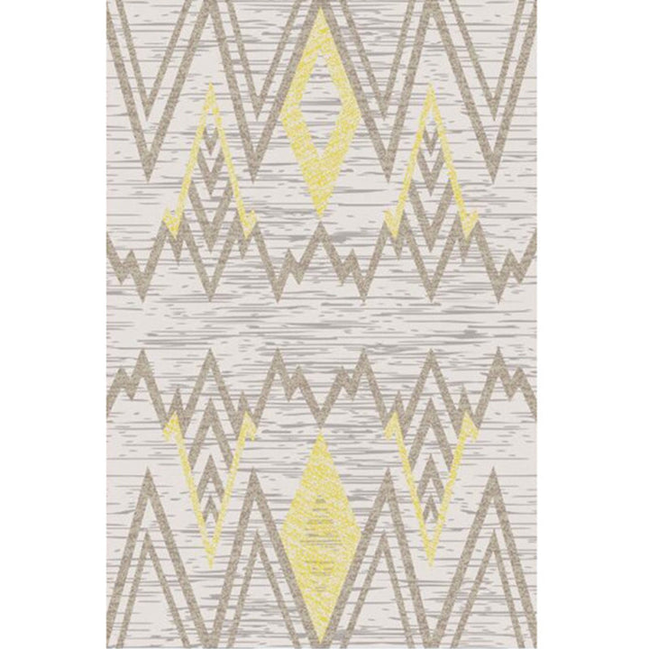 Modern Geometry Color Block Rug Multicolor Polyester Rug Pet Friendly Non-Slip Back Washing Machine Safe Rug for Room | Bowlift