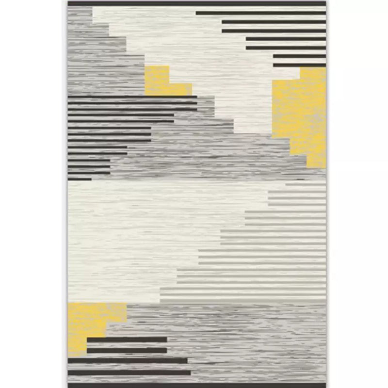 Nordic Drawing Room Carpet Multicolored Patterned Carpet Polypropylene Machine Washable Non-Slip Backing Pet-Friendly Carpet | Bowlift