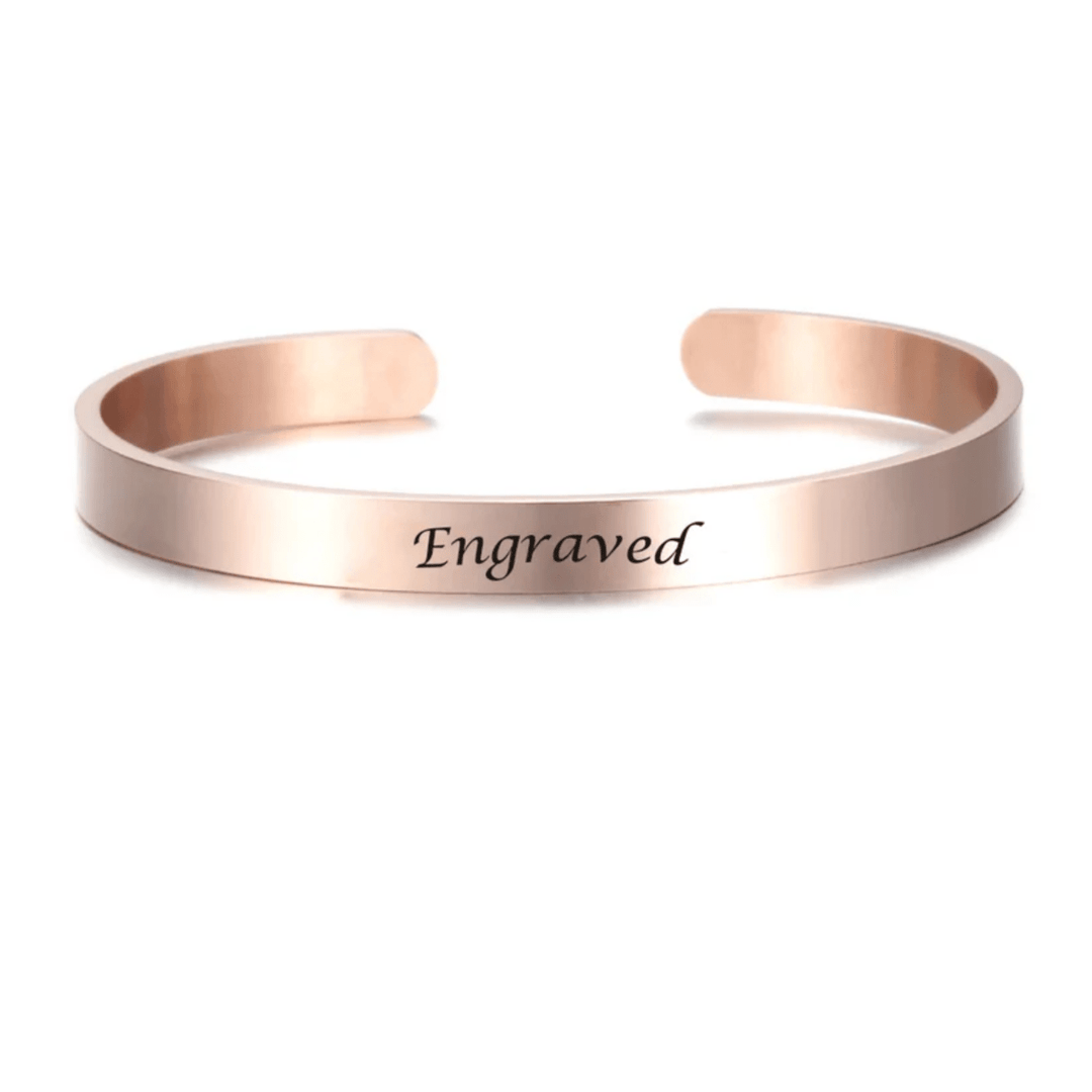 BowLift | Stainless Steel Bracelet with Engraving for Individual Elegance