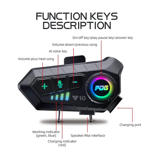 BowLift | Bluetooth For Motorcycle Helmet
