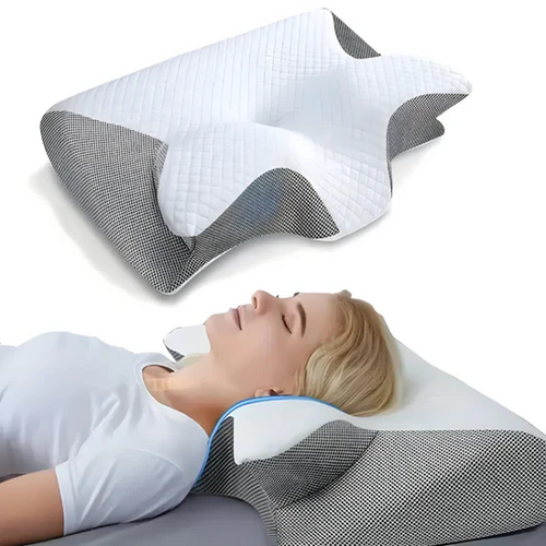 BowLift | Orthopedic Butterfly Memory Foam Neck Pillow - Comfort & Massage Technology