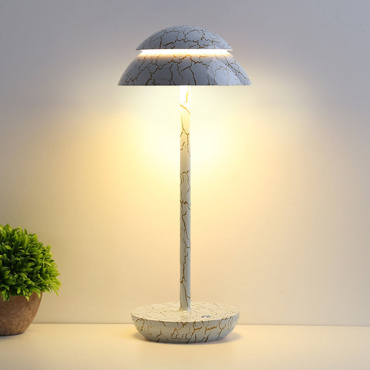 BowLift | Aurelia Noire - Rechargeable Wireless Table Lamp with Built-in LED Lighting and Battery