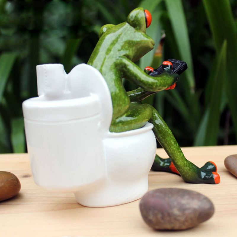 BowLift | Festival Frog Resin Crafts Frog Pastoral Ornament
