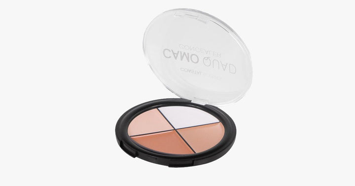 BowLift | Camo Quad Concealer Palettes for perfect coverage - Compact and practical with 4 shades in one palette
