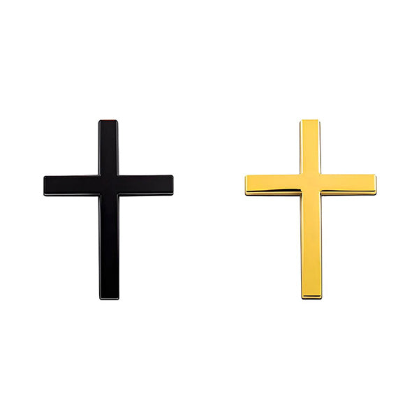 BowLift | ️ 3D Cross Metal Jesus Christ Cross Badge StickerCar Anti-Scratch Sticker